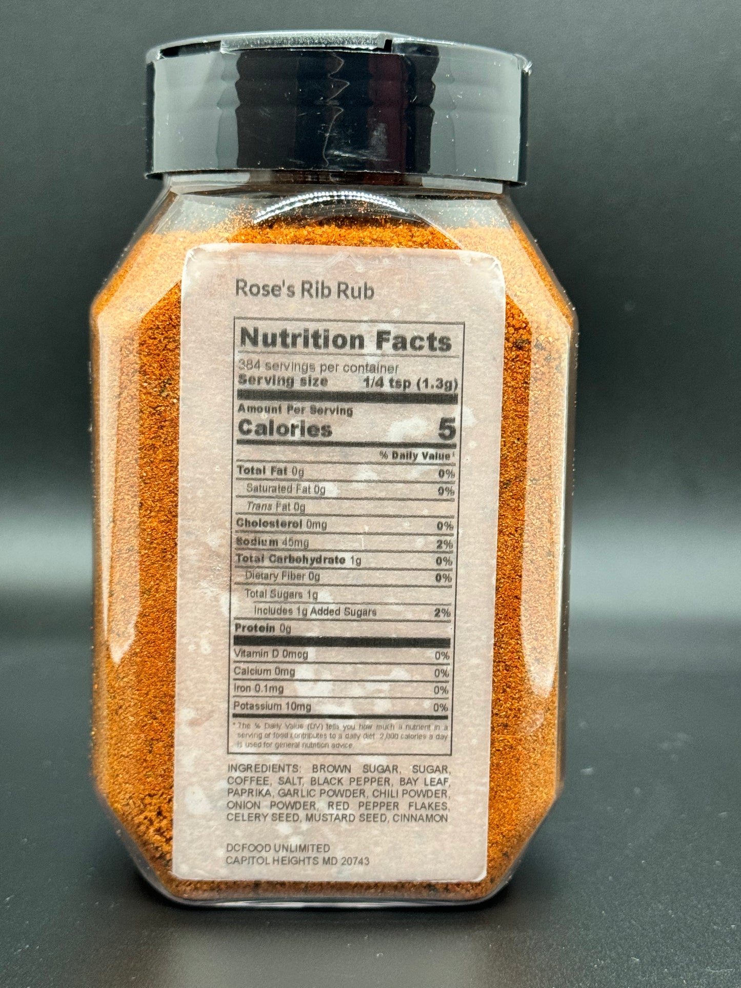 Rose’s Rib Rub